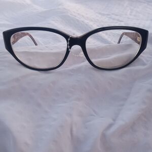 Versace Black Cat-Eye Glasses
